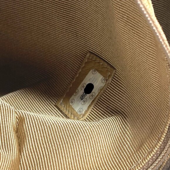 CHANEL vintage CC CC Mark Chain Bag Shoulder Tote Bag Shoulder Bag Canvas Beige - Picture 5 of 14